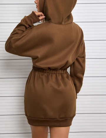 Rochie Scurta SHEIN, maro, XS Maro
