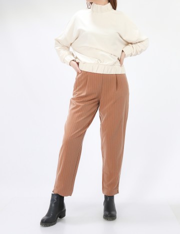 Pantaloni Vila, maro, 38