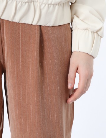 Pantaloni Vila, maro, 38