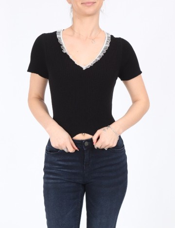 Top SHEIN, negru, M