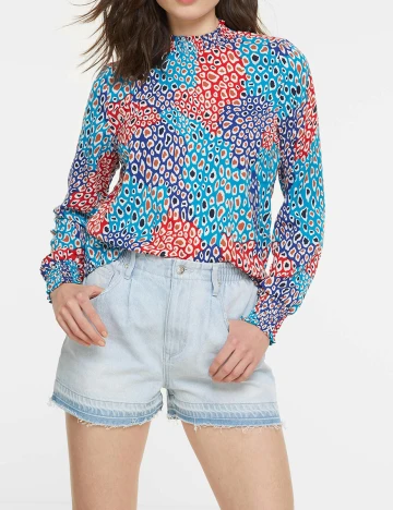 Bluza Vila, albastru, 38 Albastru