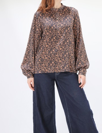 Bluza Vila, maro/negru, 38