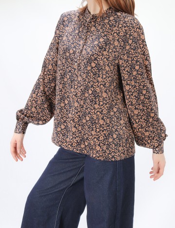 Bluza Vila, maro/negru, 38