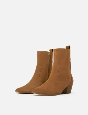 Cizme Zara, maro, 36