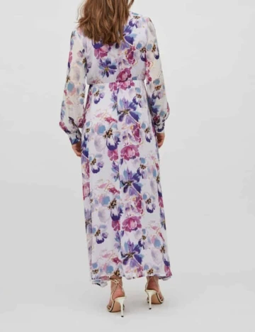 Rochie lunga Vila, mov, 48