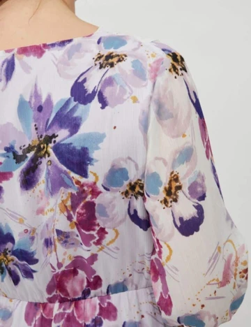 Rochie lunga Vila, mov, 48