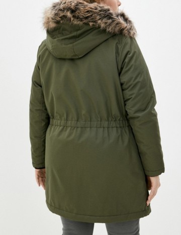 Geaca Only Carmakoma, verde