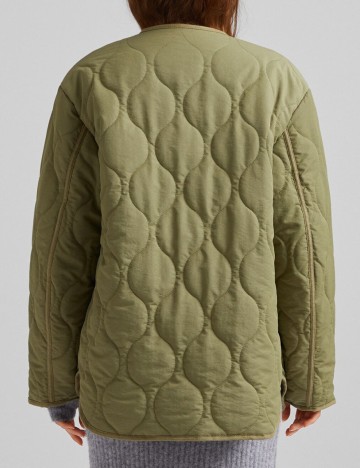Geaca Bershka, verde, XS
