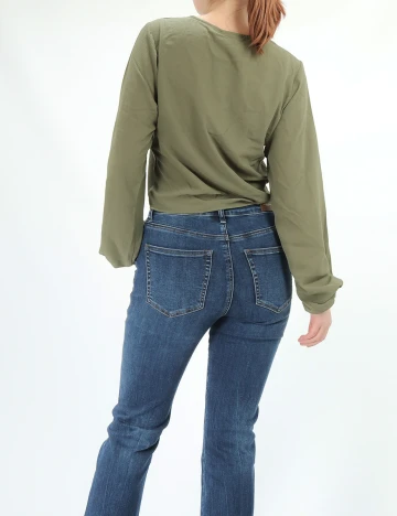 Top Jacqueline de Yong, kaki, M