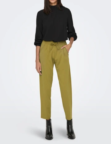 Pantaloni Jacqueline de Yong, verde, M Verde