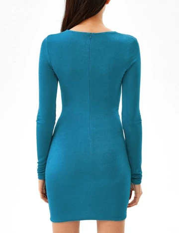 Rochie scurta Bershka, albastru, XL