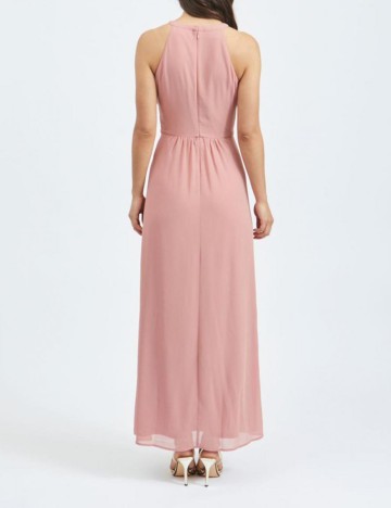 Rochie lunga Vila, roz, 34