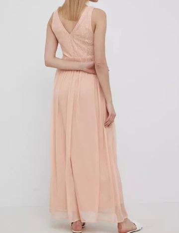 Rochie lunga Vila, piersica, 38