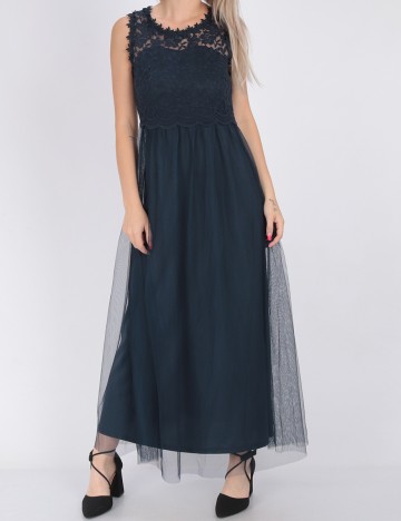 
						Rochie lunga Vila, bleumarin