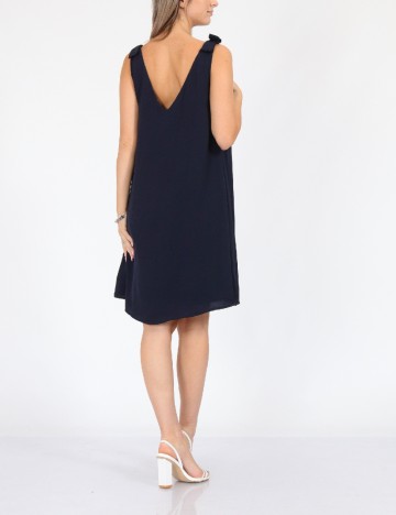 Rochie scurta Vila, bleumarin, 36