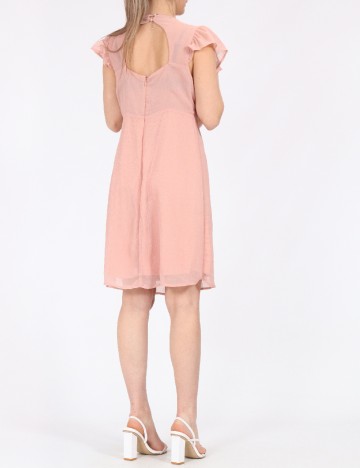 Rochie Vila, roz pudra, 38