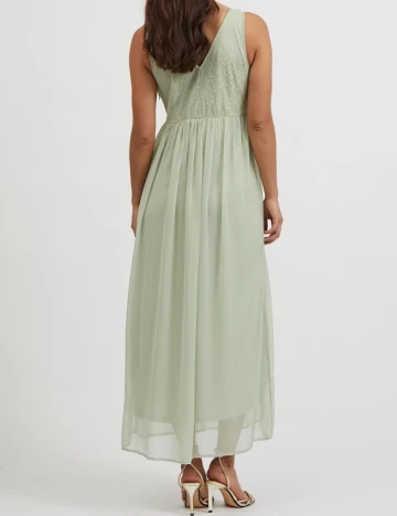 Rochie lunga Vila, verde
