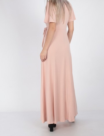 Rochie lunga Vila, roz, M