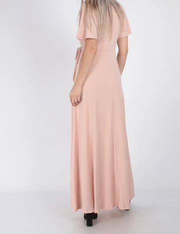Rochie lunga Vila, roz, M