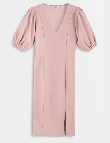 Rochie Scurta BUBBLEROOM, Roz Pudra, 34
