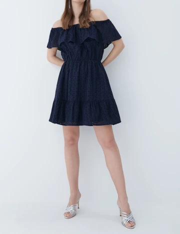 Rochie scurta Mohito, bleumarin, 42 Albastru
