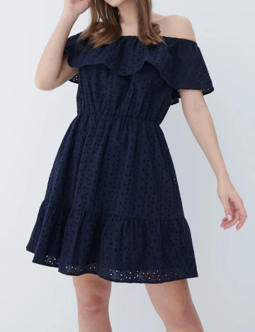 Rochie scurta Mohito, bleumarin, 42 Albastru