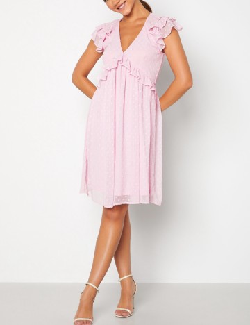 
						Rochie scurta Vila, roz, 34