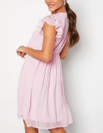 Rochie scurta Vila, roz, 34