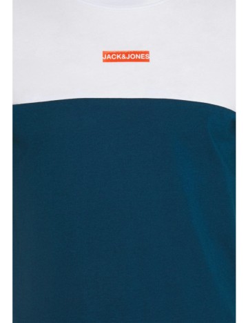 Tricou Jack & Jones, alb/verde, L