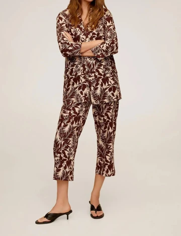 Blazer Mango, maro, XS