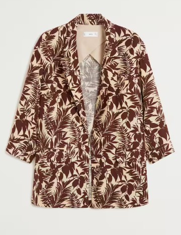 Blazer Mango, maro, XS