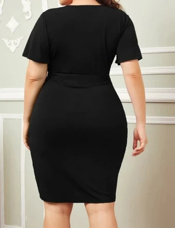 Rochie scurta SHEIN CURVE, negru, 2XL