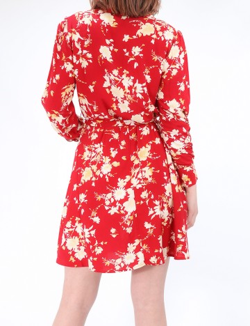 Rochie scurta Pieces, rosu, M
