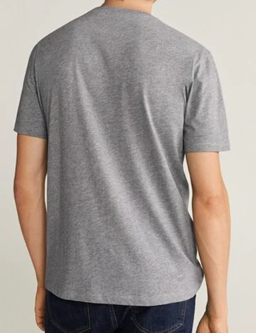 Tricou Mango, gri, S Gri
