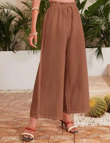 Pantaloni SHEIN, maro, M