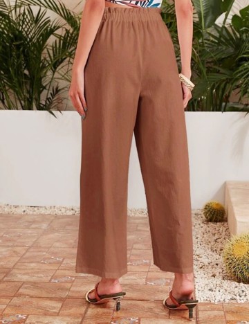 Pantaloni SHEIN, maro, M