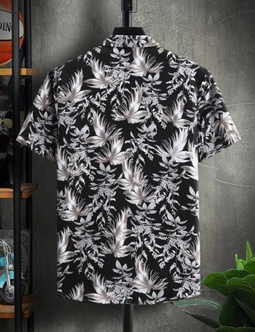 Camasa SHEIN, negru, S