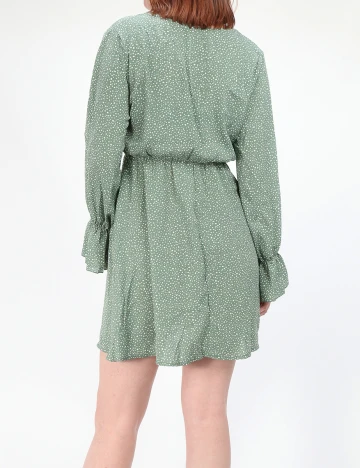 Rochie scurta SHEIN, verde, S