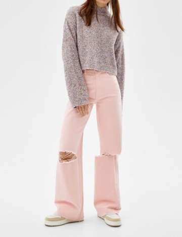 Blugi Bershka, roz, 32