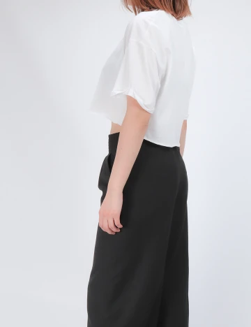 Top Bershka, alb, S