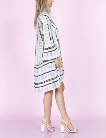 Rochie scurta Hailys, ecru, L