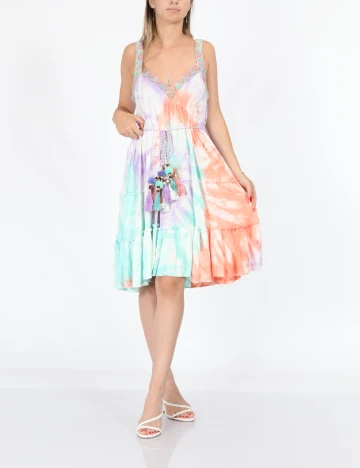 Rochie Savage Culture, mix culori