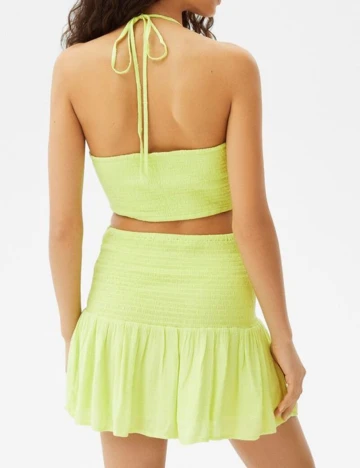 Fusta Bershka, verde, M