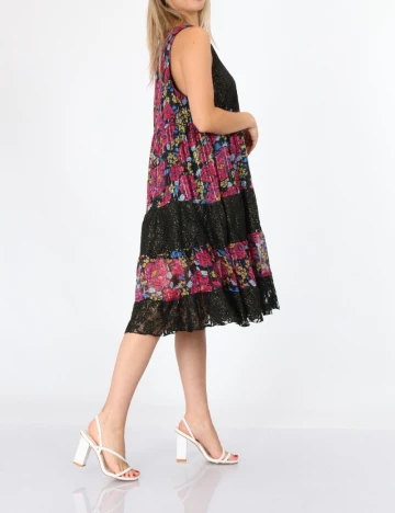 Rochie medie Savage Culture, mix culori