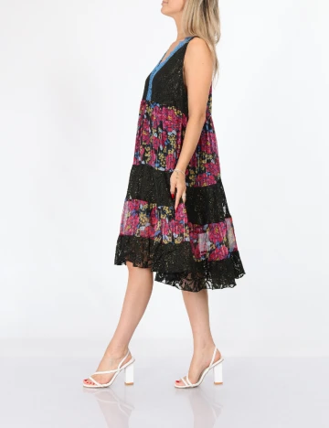 Rochie medie Savage Culture, mix culori