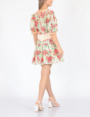 Rochie scurta Savage Culture, floral Floral print
