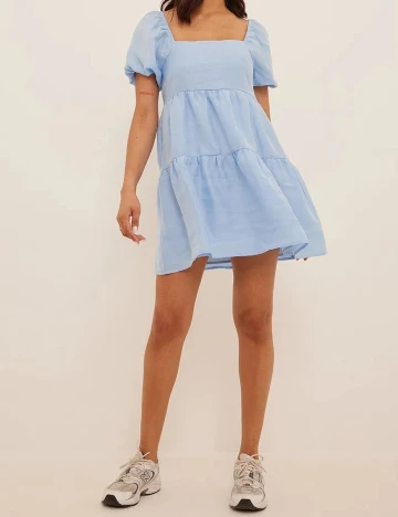 Rochie scurta NA-KD, bleu, 32