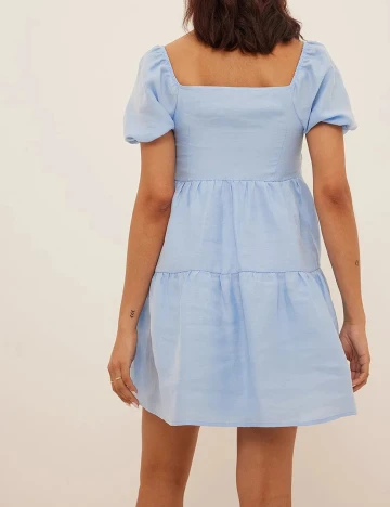 Rochie scurta NA-KD, bleu, 32