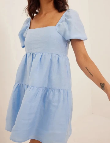 Rochie scurta NA-KD, bleu, 32