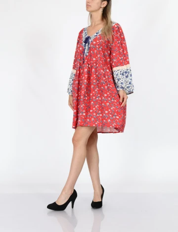 Rochie scurta Savage Culture, rosu, S